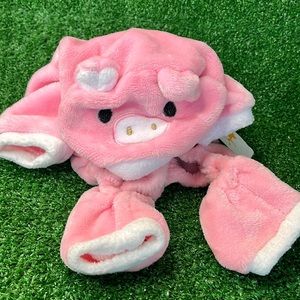 Animal Pink Pig Outfit NEW SIZE MEDIUM BUT SEEMS SMALL (is stretchy material)
